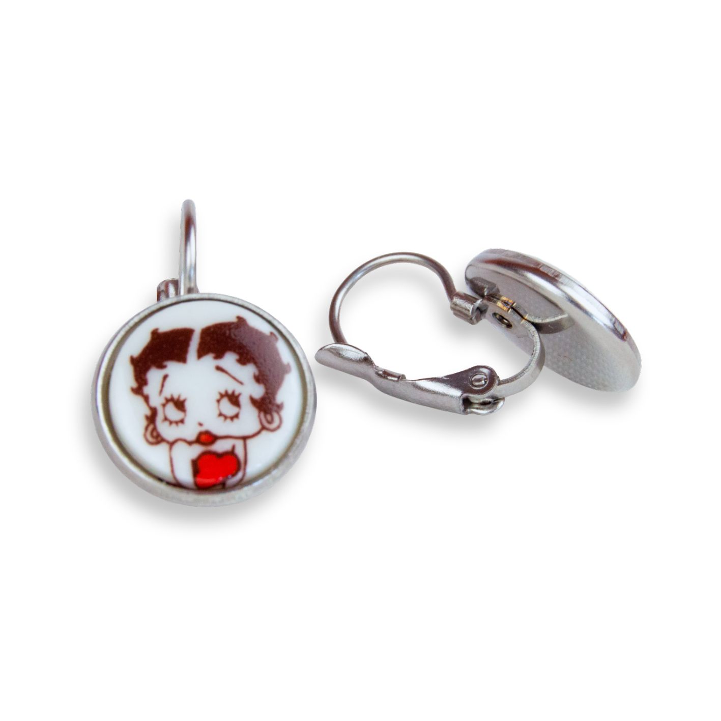 Pendientes Betty Boop acero