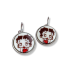 Pendientes Betty Boop acero