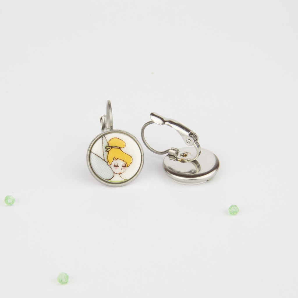 Pendientes Campanilla acero
