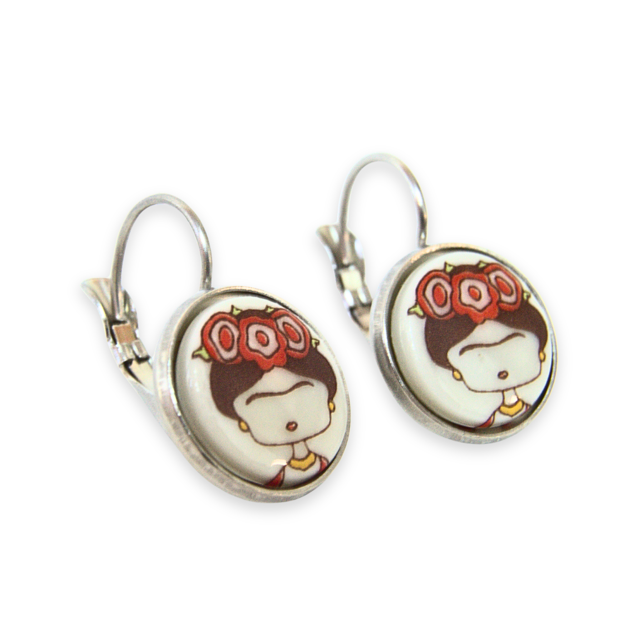 Pendientes Frida acero