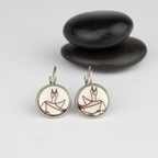 Pendientes Paloma Guernica acero