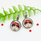 Pendientes Frida acero