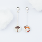 Pendientes Mary Poppins largos