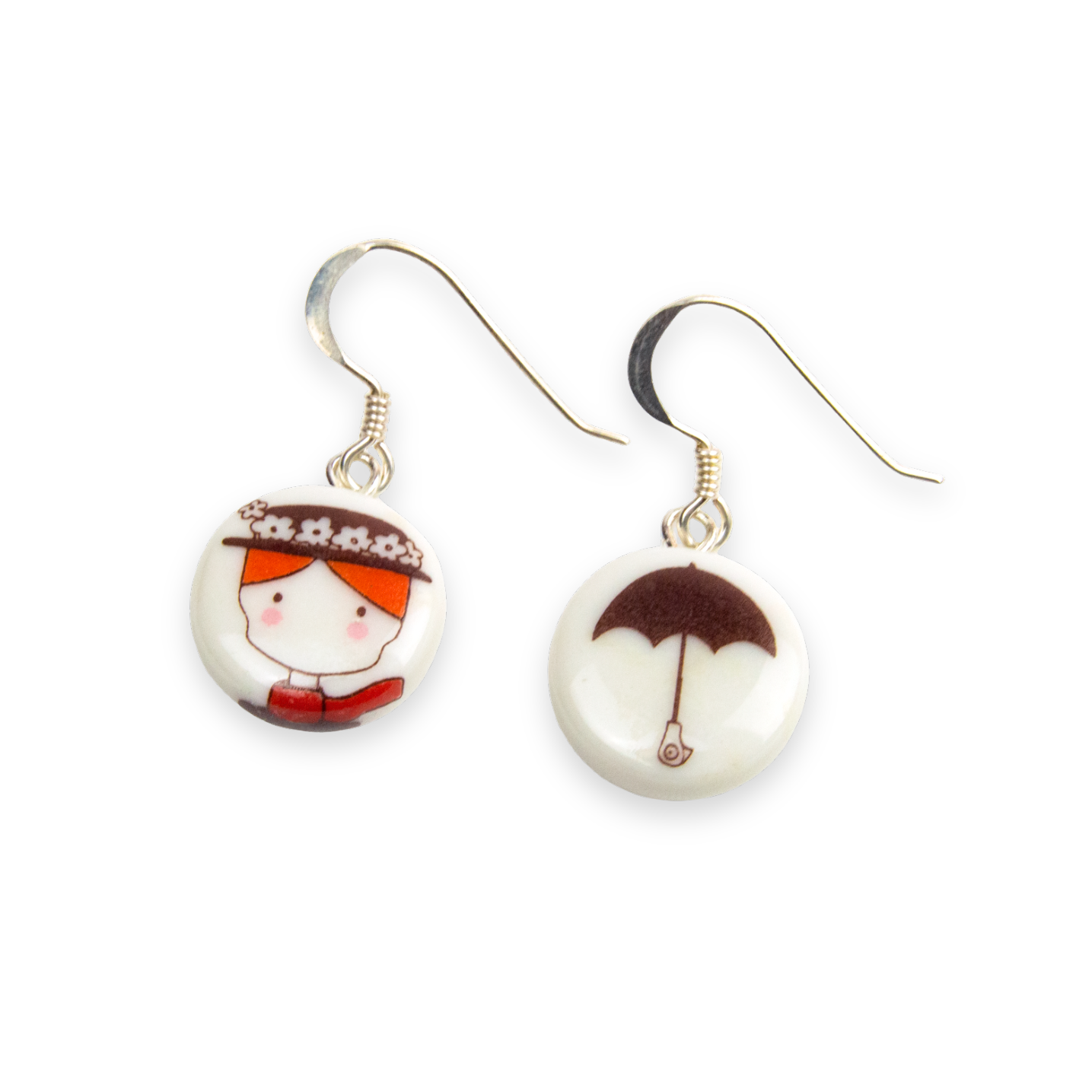 Pendientes Mary Poppins gancho