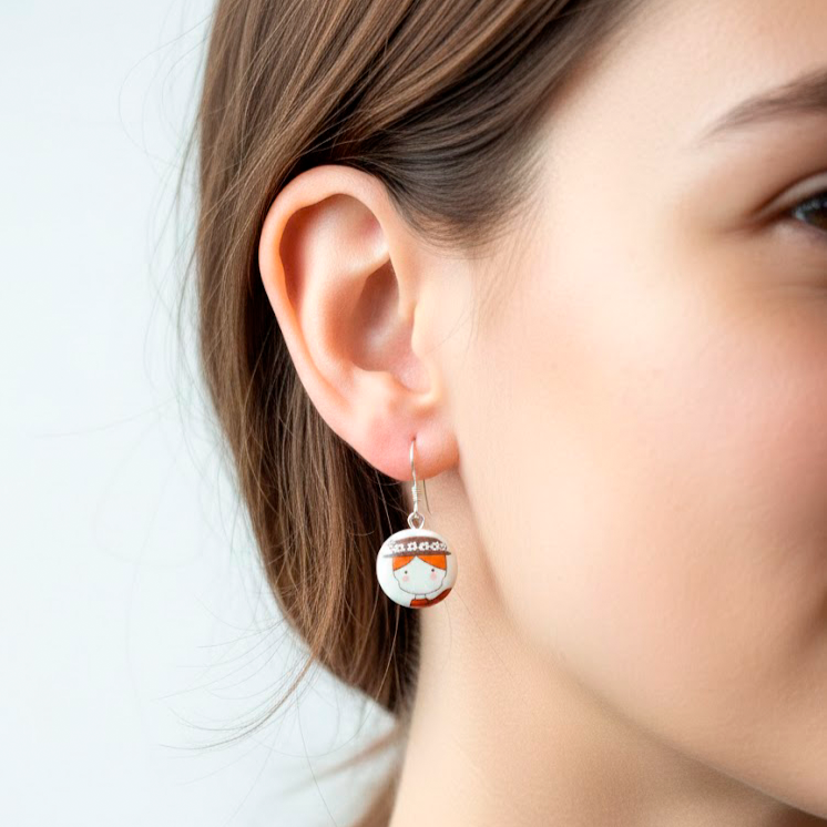Pendientes Mary Poppins gancho