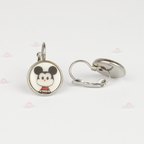 Pendientes Mickey acero