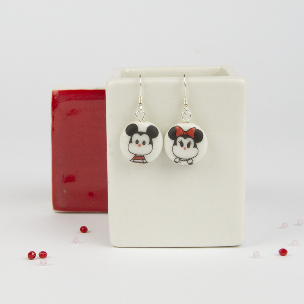 Pendientes mickey gancho