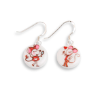 Pendientes Porcelana Ratita gancho