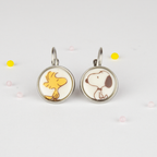 Pendientes Sabueso acero