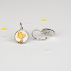 Pendientes Sabueso acero