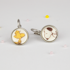 Pendientes Sabueso acero