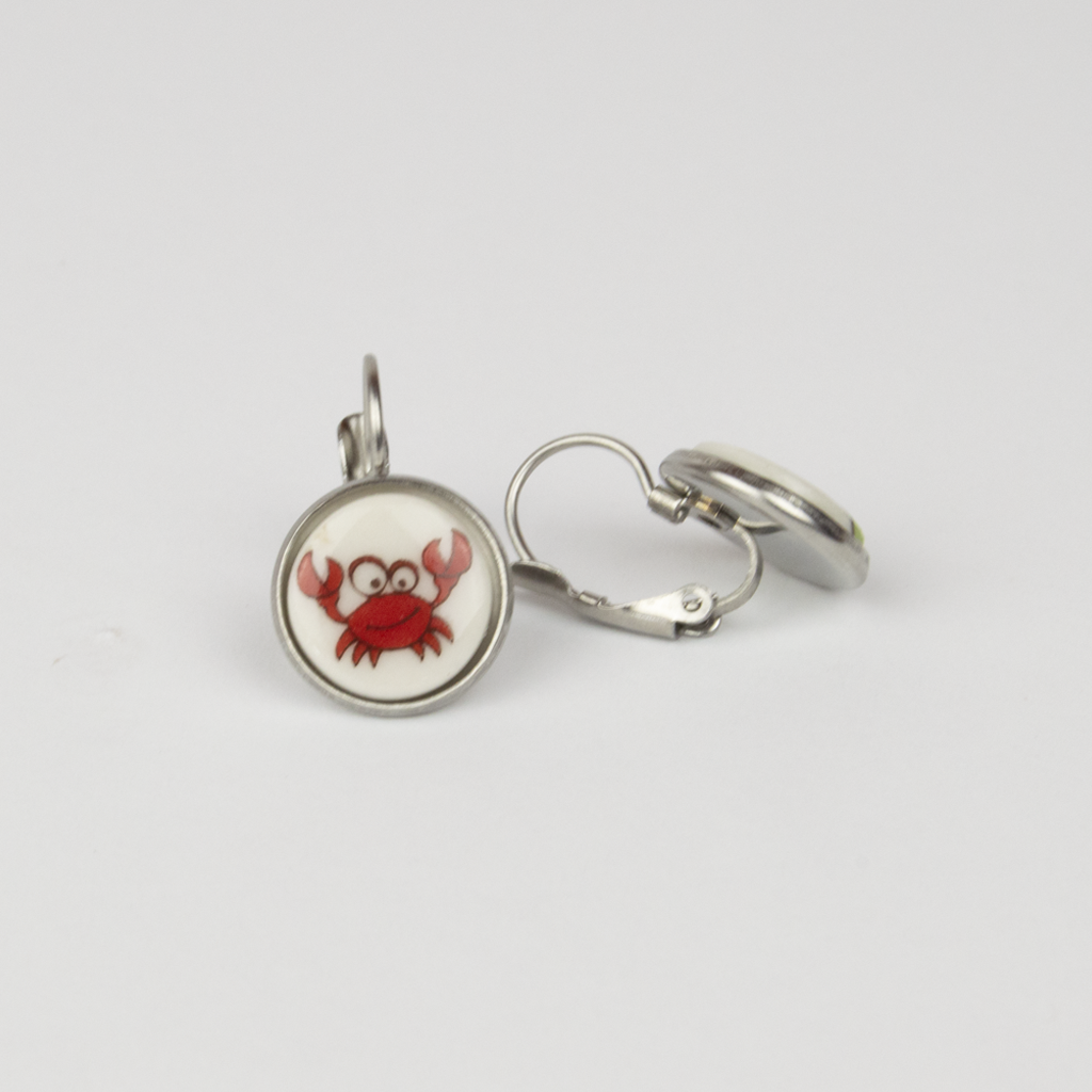 Pendientes Sirenita acero