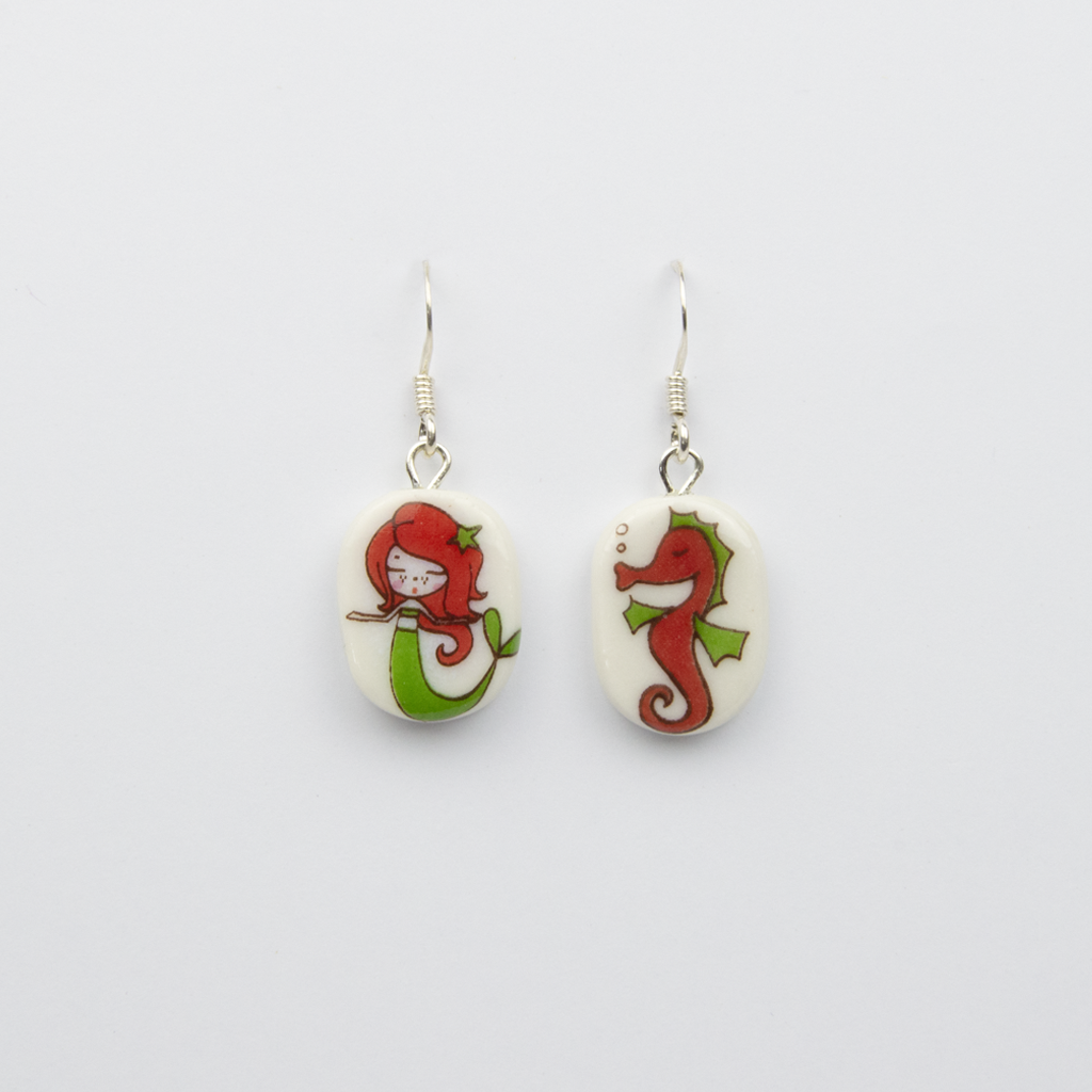Pendientes Sirenita  gancho