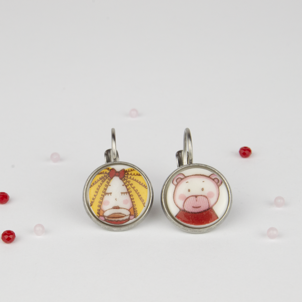 Pendientes Ricitos de oro
