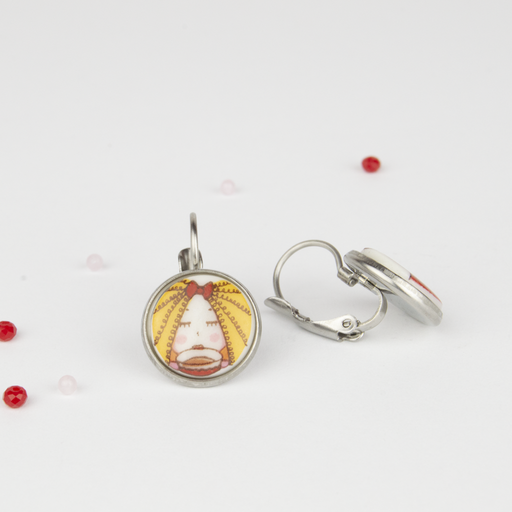 Pendientes Ricitos de oro