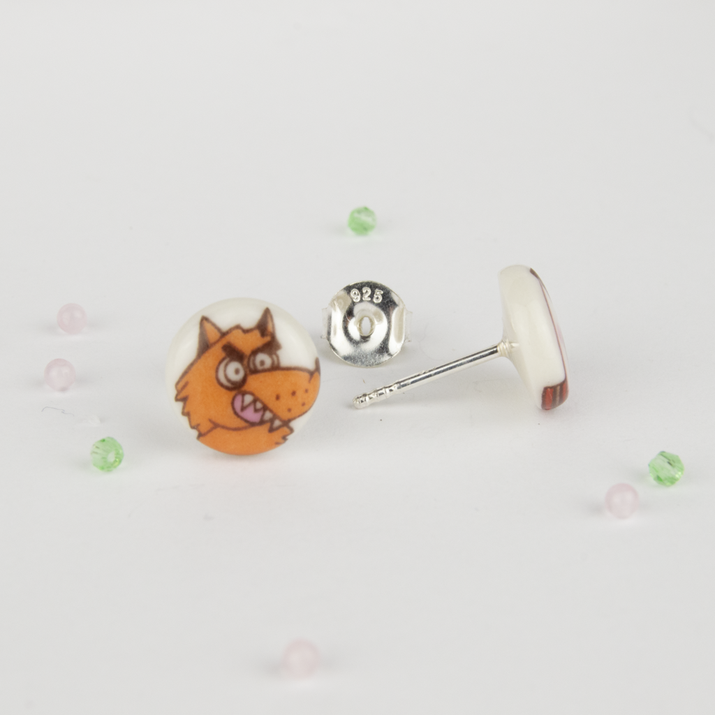 Pendientes Tres cerditos mini