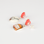 Pendientes Alicia corazón cortos