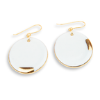 Pendientes gancho redondos grandes