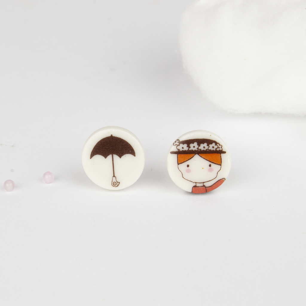 Pendientes Mary Poppins mini