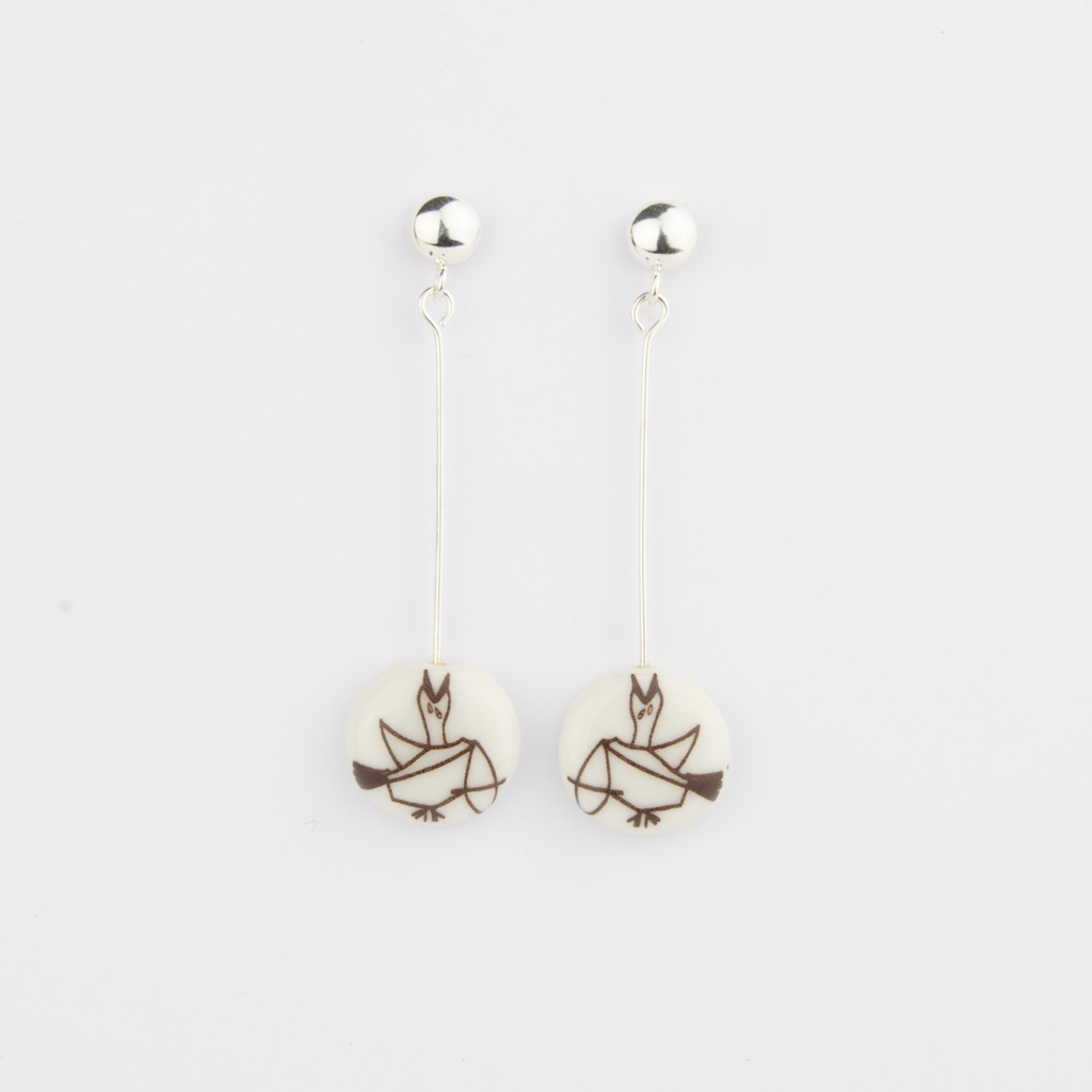 Pendientes paloma Guernica largos