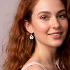 Pendientes Porcelana Ratita gancho