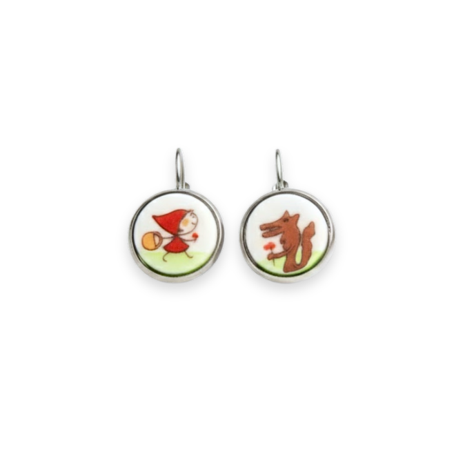 Pendientes Caperucita acero