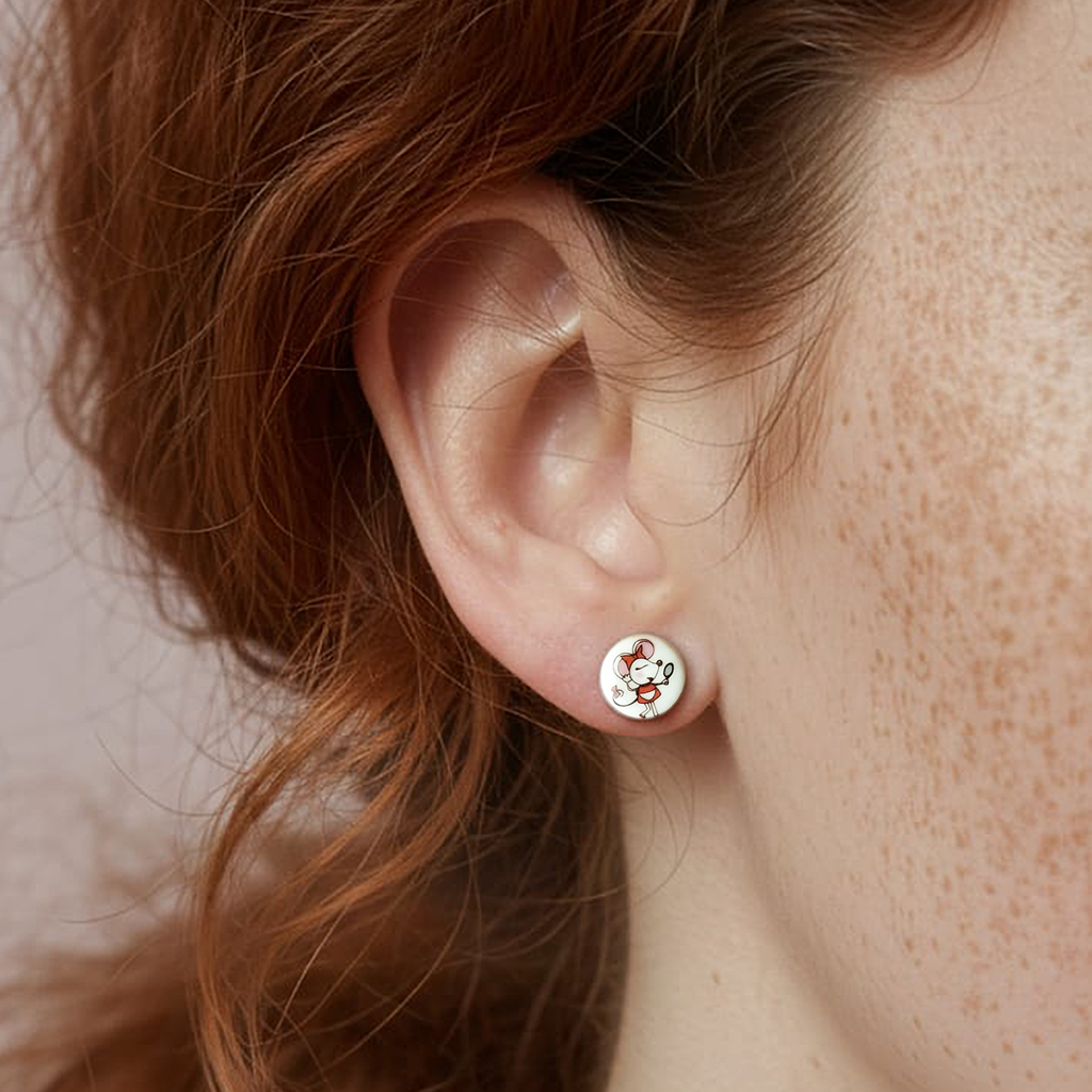 Pendientes Ratita presumida mini