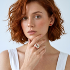 Anillo Love tree. acero