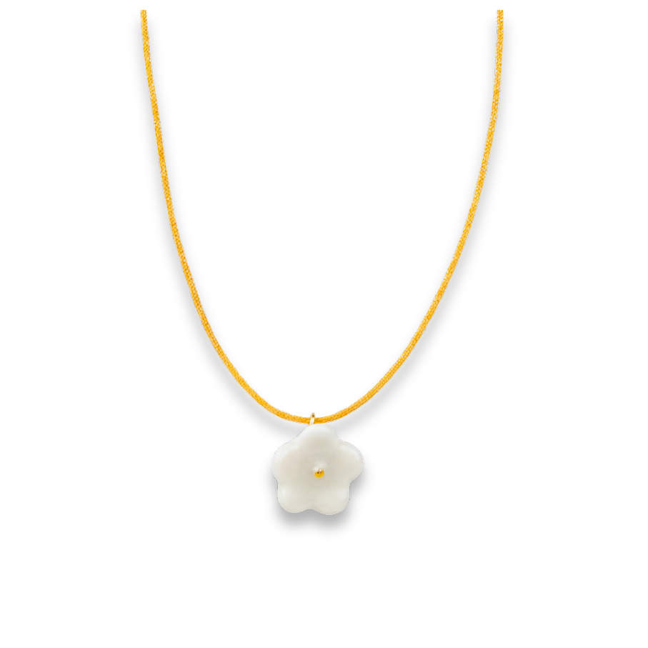 Colgante flor oro mini