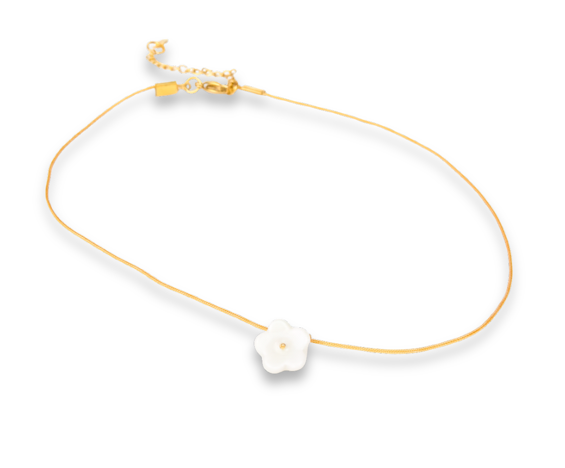 Colgante flor oro mini