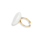 Anillo punto oro redondo